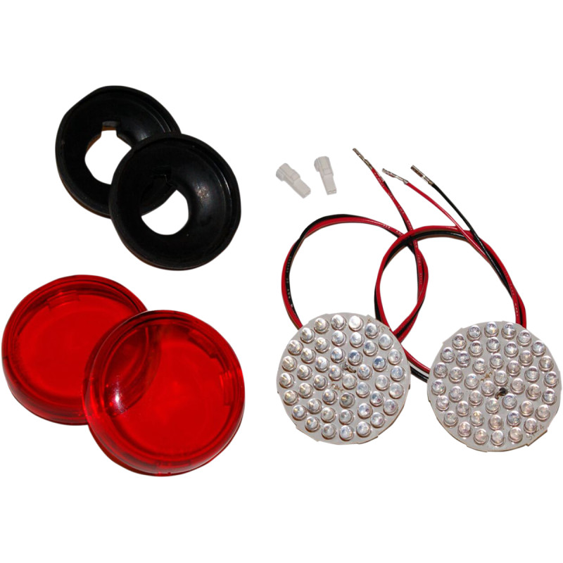 NAMZ Rear Red LED Turn Signal Insert Kit