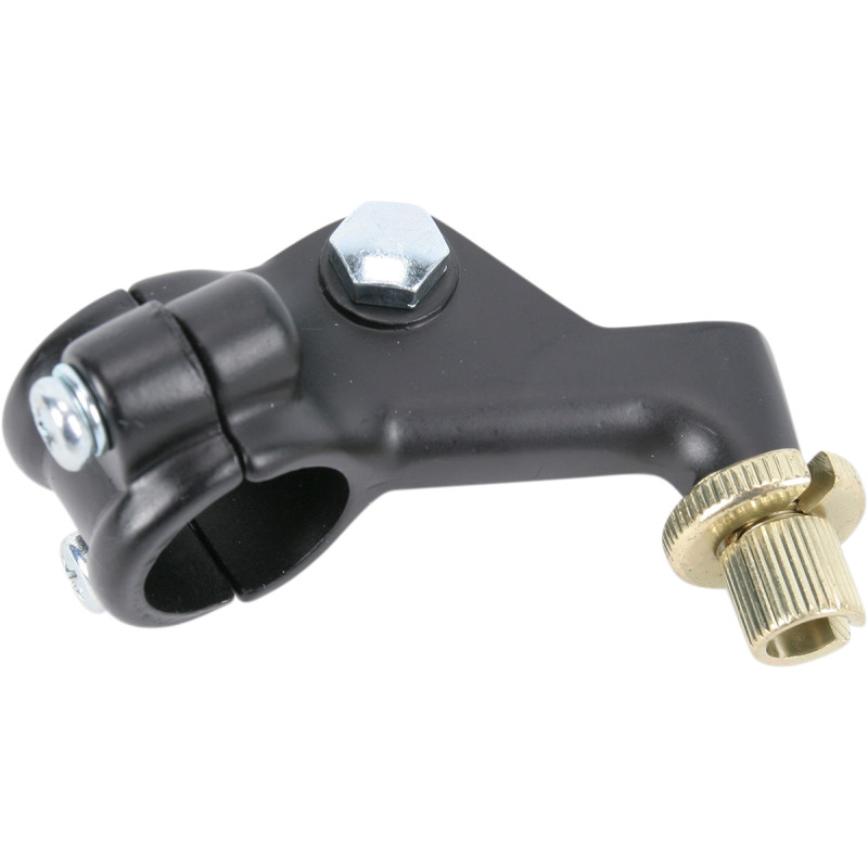 PARTS UNLIMITED Two-Piece Black Lever Holder