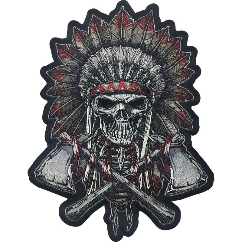 LETHAL THREAT Renegade Skull Embroidered Patch