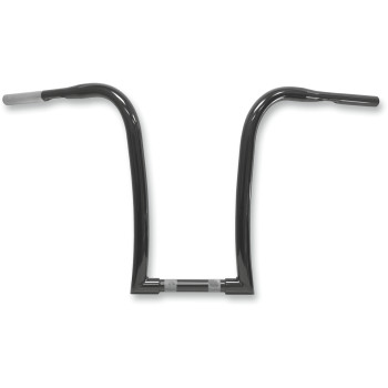 LA Choppers 1-1/4" Nice Curves Ape Hanger Handlebar 16" Rise Black Made in USA