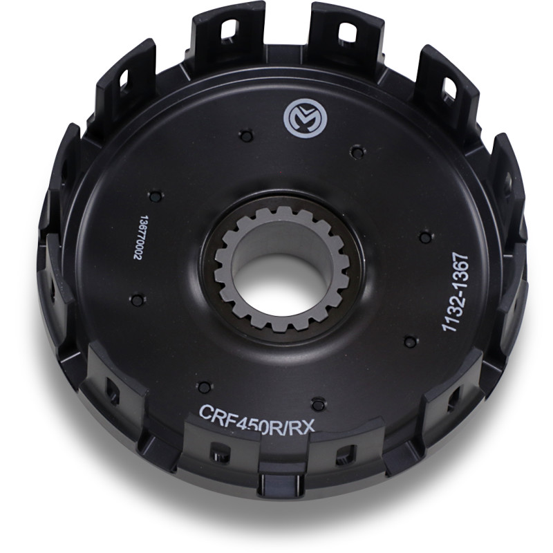 MOOSE OFFROAD Billet Clutch Basket with Kickstart Gear