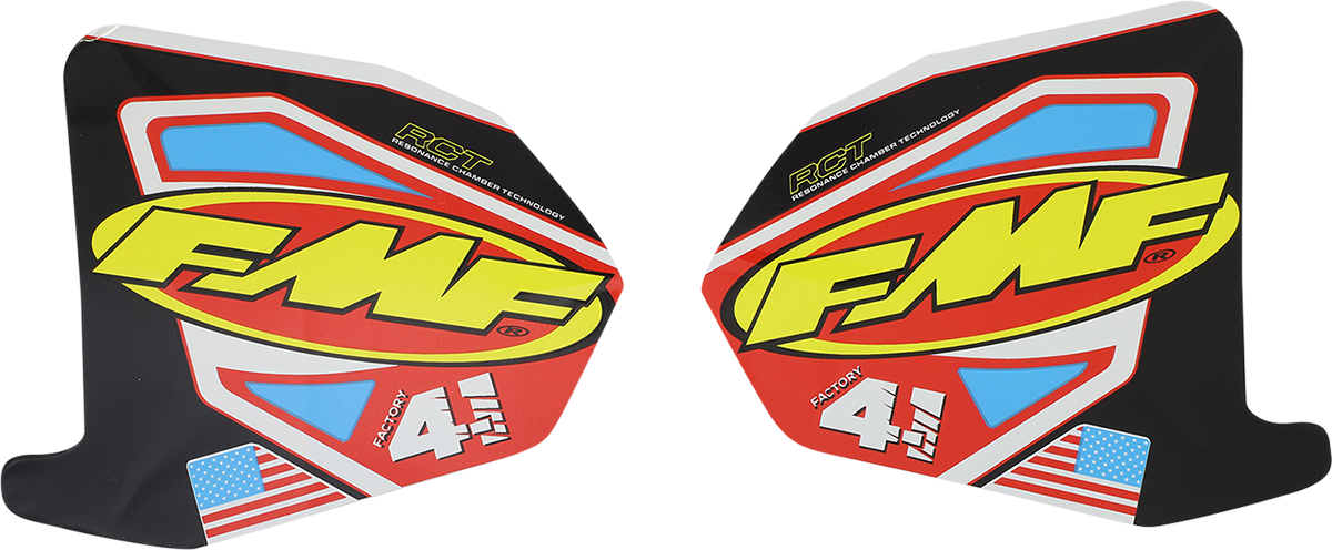 FMF Exhaust Replacement Decal — Two Mini Wrap 4.1