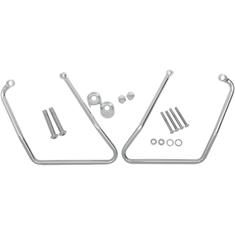 DRAG SPECIALTIES Chrome Saddlebag Support Brackets - Image 6