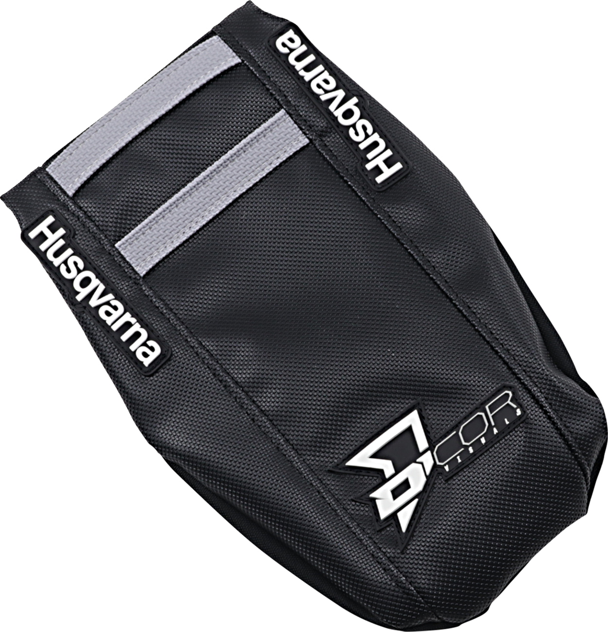 D'COR Visuals Seat Cover — Black/Gray — TC/FC '19-'22