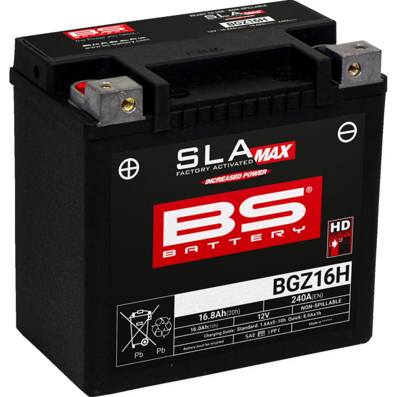 BS BATTERY SLA MAX Factory- Activated AGM Maintenance-Free Battery