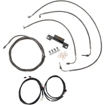 LA Choppers Complete Plug-and-Play Cable Kit 18-20" Handlebars 17-19 Touring