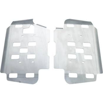 2016-2020 Yamaha YFM700 2009-2014 YFM550 Aluminum Floorboard Skid Plates