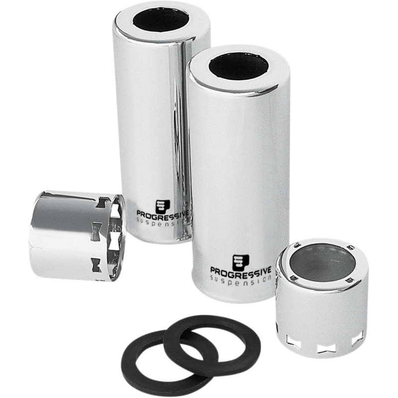 PROGRESSIVE SUSPENSION Chrome Shock Cover Kit