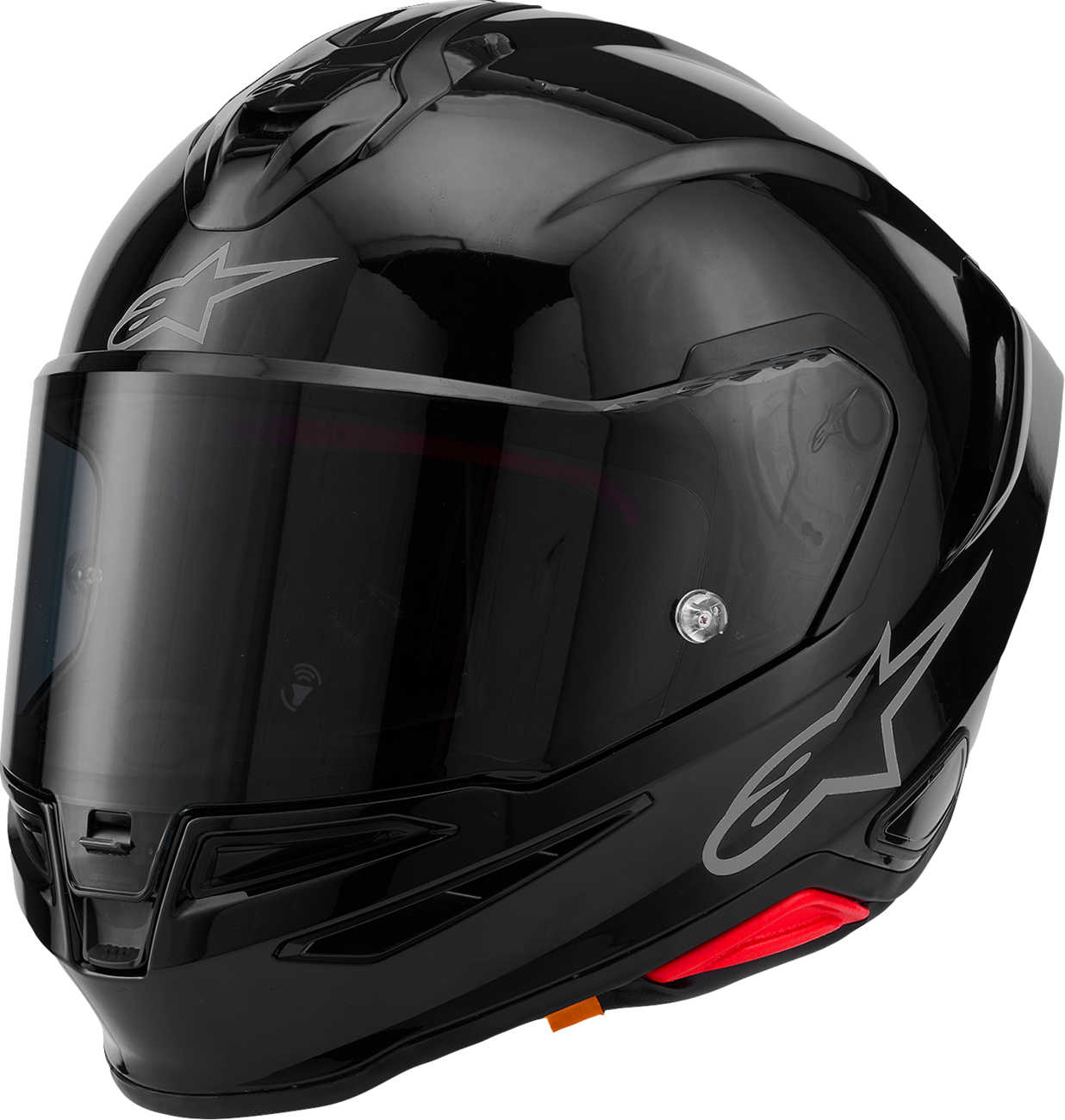 Alpinestars Supertech R7 Helmet — 22.06 — Solid — Gloss Black — Medium