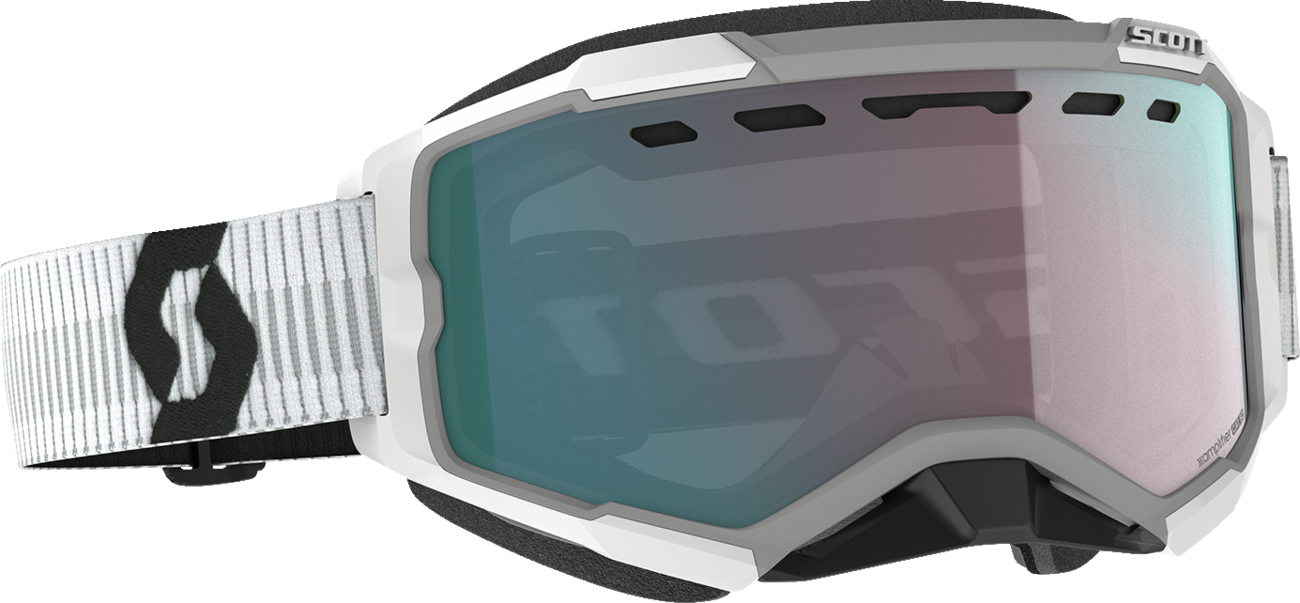 Scott Fury Snow Cross Goggles - Enhancer Chrome Lens