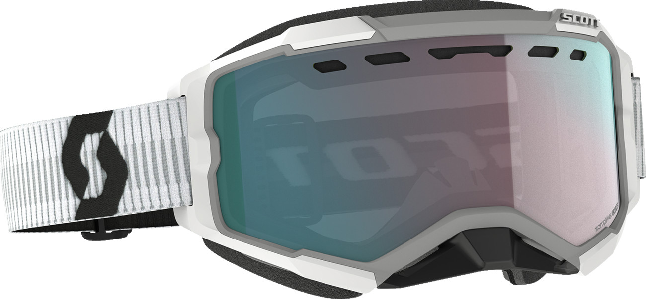 Scott Fury Snow Cross Goggles - Enhancer Chrome Lens