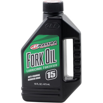 Maxima 56916 Motorcycle MX Suspension Fork Oil - 15wt - 16 U.S. fl oz.