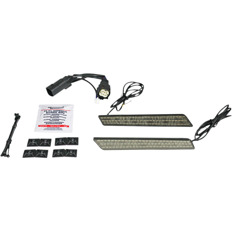 CUSTOM DYNAMICS Dual Color LED Saddlebag Latch Lightz™