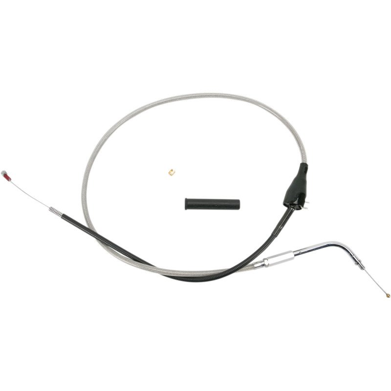 DRAG SPECIALTIES Stainless Braided Idle Cable - Image 4