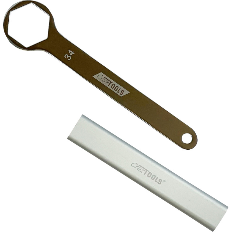 CRUZTOOLS 34 mm Axle Wrench with Extension Handle for BMW