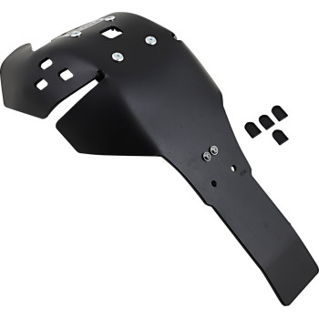 2014-2018 Yamaha YZ250F 14-17 YZ450F Black Skid Plate with Linkage Protection