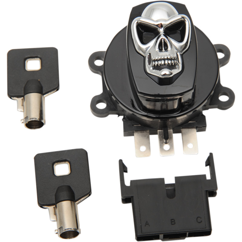 DRAG SPECIALTIES Skull ignition Switch - Image 3