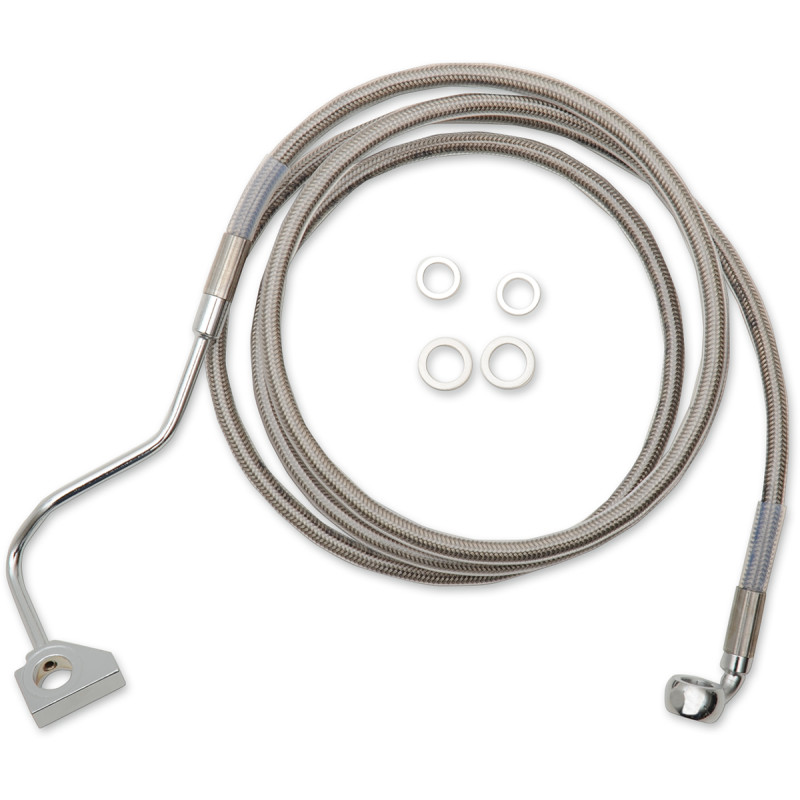 DRAG SPECIALTIES Extended Length Stainless Steel Brake Line Kit - Image 55