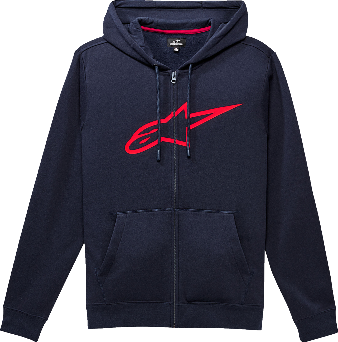 Alpinestars Ageless II Zip Hoodie — Navy/Red — Large