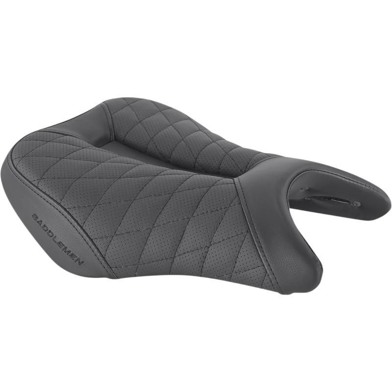 SADDLEMEN Track Lattice Stitch Seat — Solo Seat