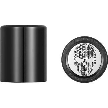 Docking Covers - American Flag Skull - Short - Contrast Cut - Black