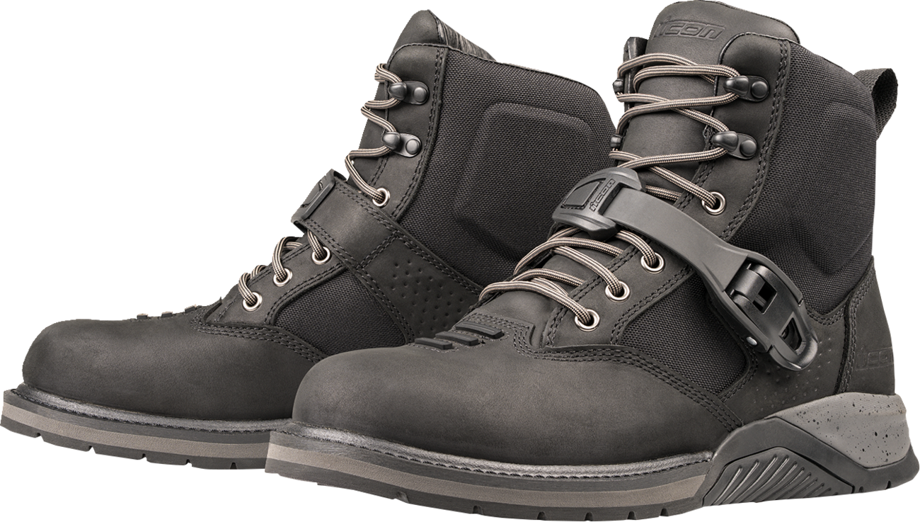 ICON SD6 Waterproof Moto Work Boots
