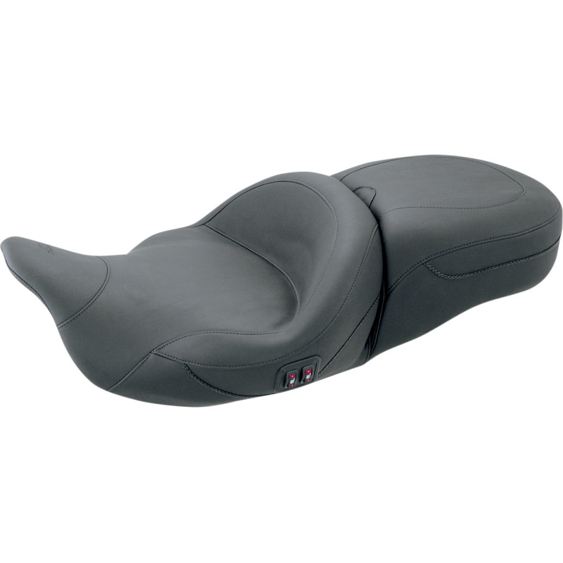 MUSTANG Heated One-Piece 2-Up Vinyl Touring Seat