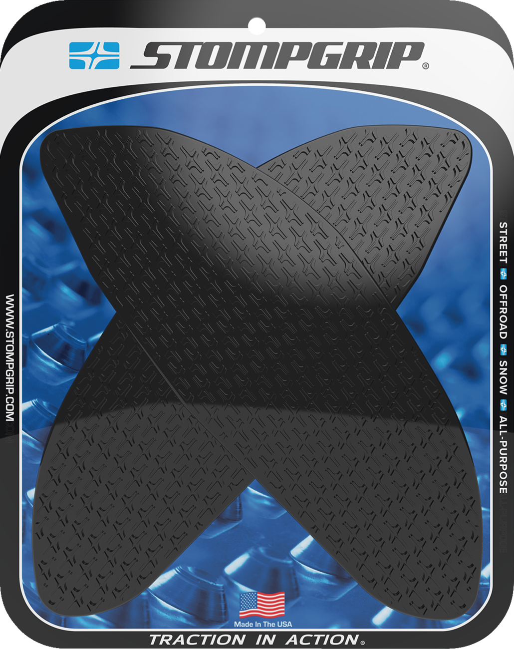 Stompgrip Tank Grips — Icon — Black — Aprilia — RSV4/Tuono '21-'25