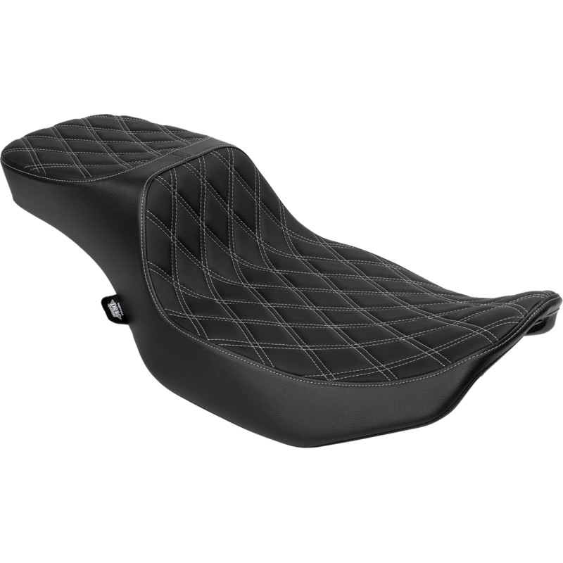 DRAG SPECIALTIES SEATS Performance Predator 2-Up Seat with Extended Reach - Image 3