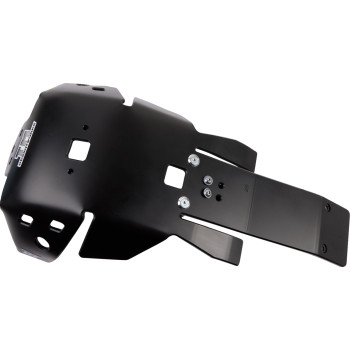 2022-2023 Honda CRF250R/X Black Full-Coverage Skid Plate with Linkage Protection