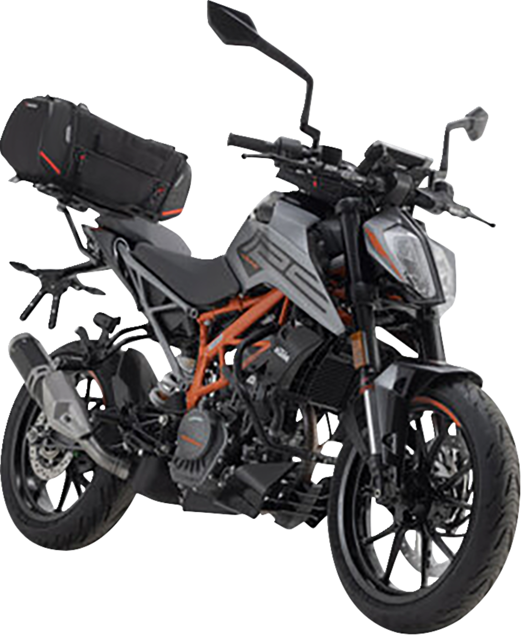 SW-MOTECH Rackpack Tail Bag System — Black — KTM Duke 125/390 '17-'23