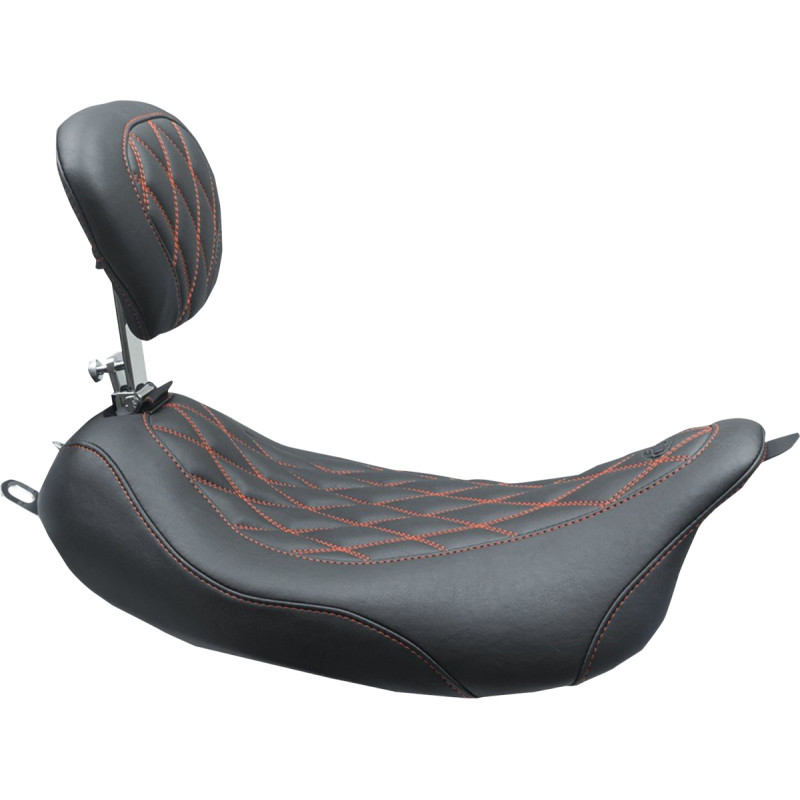 MUSTANG Wide Tripper™ Solo Seat With Removable Driver Backrest