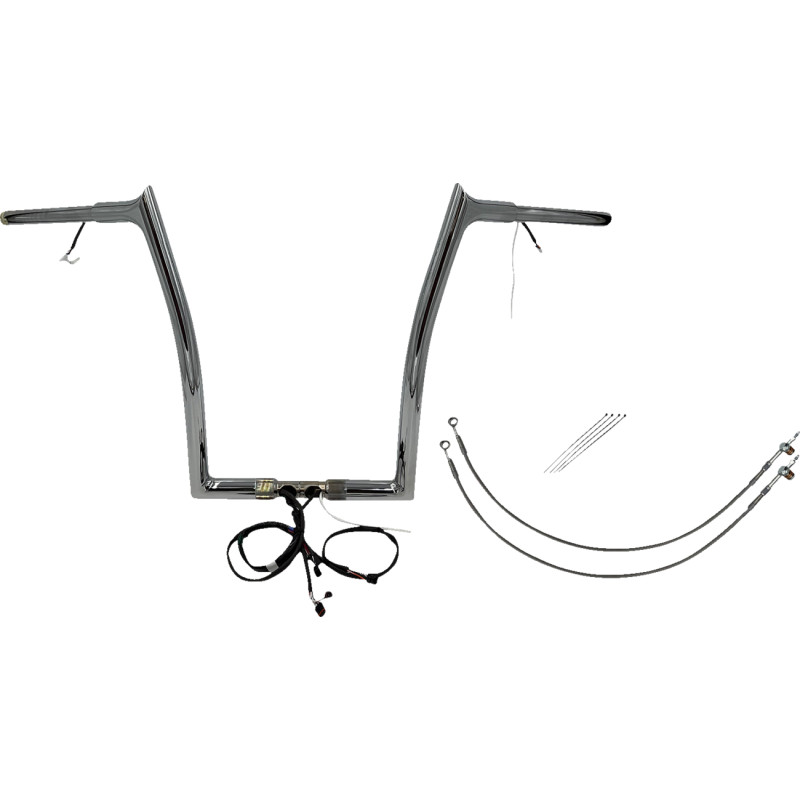 FAT BAGGERS INC. EZ Install Wired 1-1/4" Pointed Top Handlebar Kit - Image 14