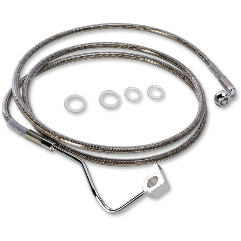 DRAG SPECIALTIES Extended Length Stainless Steel Brake Line Kit - Image 56