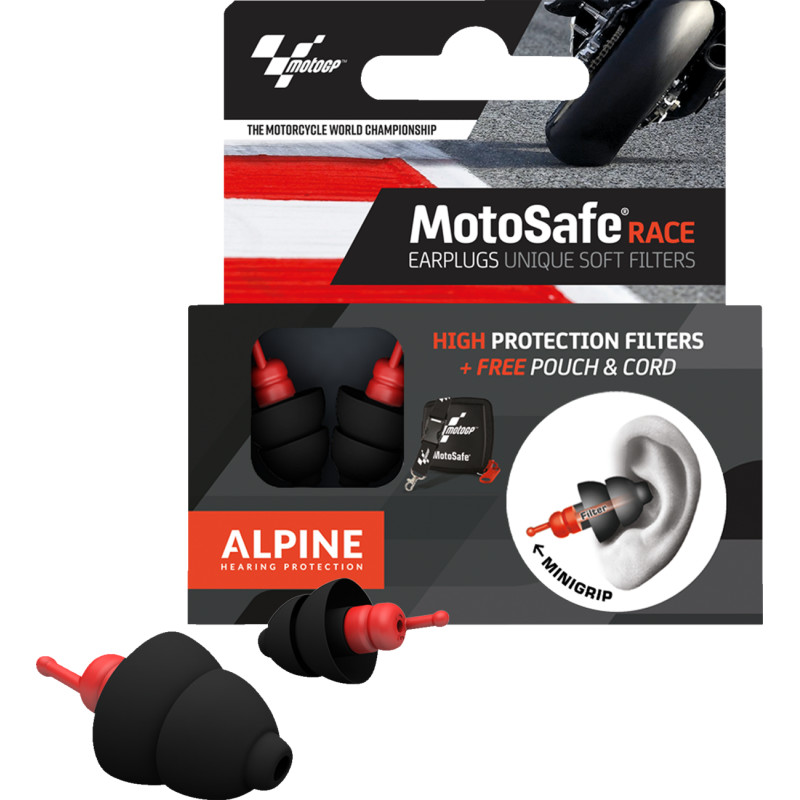 ALPINE HEARING PROTECTION MotoGP MotoSafe Race Earplugs