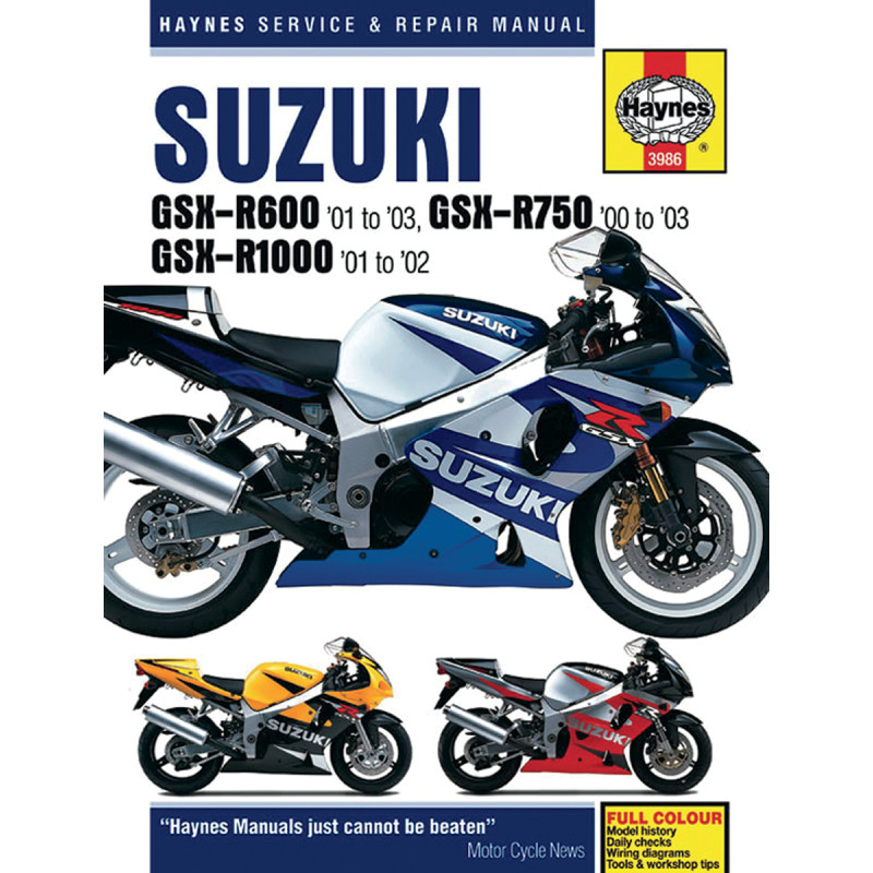 HAYNES Motorcycle Repair Manual — Suzuki
