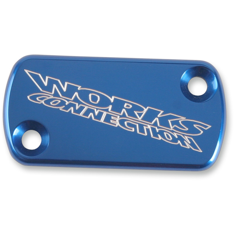 WORKS CONNECTION Anodized Billet Aluminum Front Brake Reservoir Cover - Image 2
