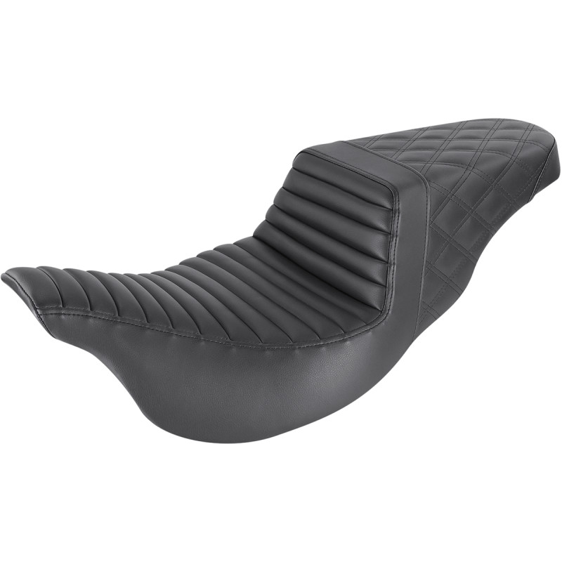 SADDLEMEN Step-Up Seat — Front Tuck-n-Roll/Rear Lattice Stitch - Image 3