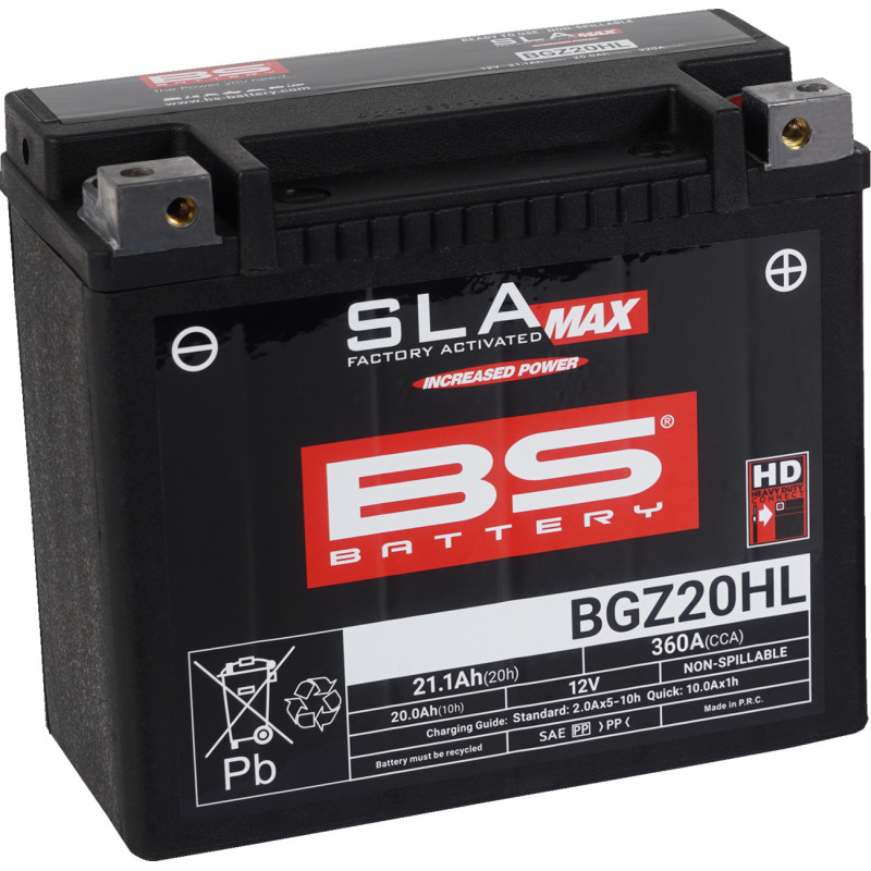 BS BATTERY SLA MAX Factory- Activated AGM Maintenance-Free Battery - Image 3