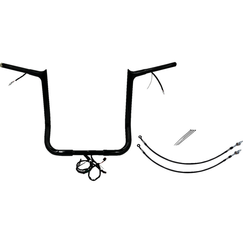 FAT BAGGERS INC. EZ Install Wired 1-1/4" Pointed Top Handlebar Kit