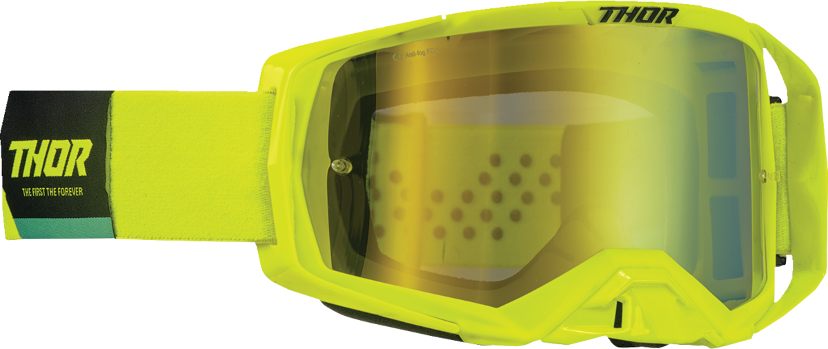 Thor Activate Goggle — Acid/Black — Lime Mirror Lens