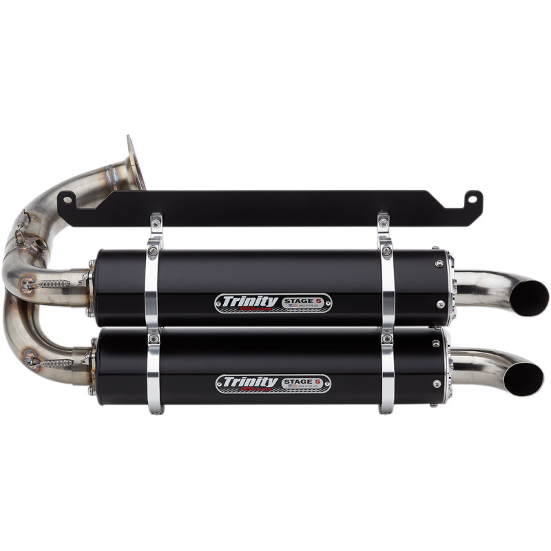 TRINITY RACING Stage 5 Slip-On Dual Muffler - Image 2