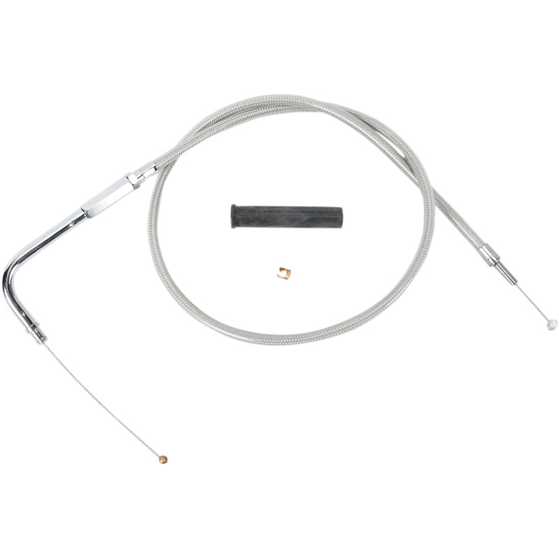 DRAG SPECIALTIES Stainless Braided Throttle Cable - Image 3