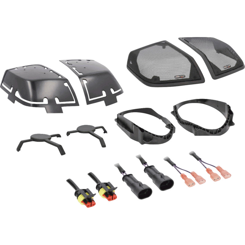 SADDLE TRAMP Saddlebag Lid with Speaker Cutouts