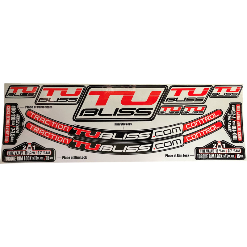 TUBLISS Sticker Kit