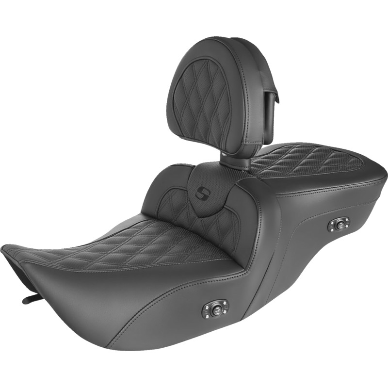 SADDLEMEN Heated Roadsofa™ Lattice Stitched Seat - Image 3