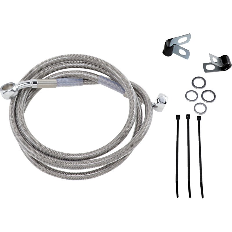 DRAG SPECIALTIES Extended Length Stainless Steel Brake Line Kit - Image 26