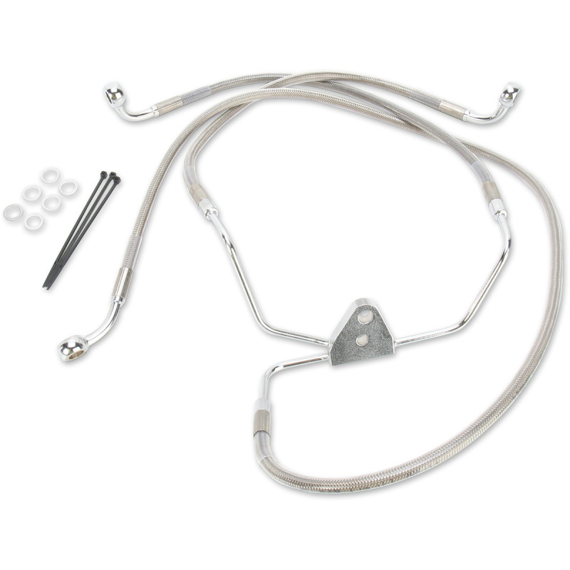DRAG SPECIALTIES Extended Length Stainless Steel Brake Line Kit - Image 10