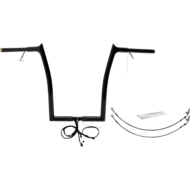 FAT BAGGERS INC. EZ Install Wired 1-1/4" Pointed Top Handlebar Kit - Image 16