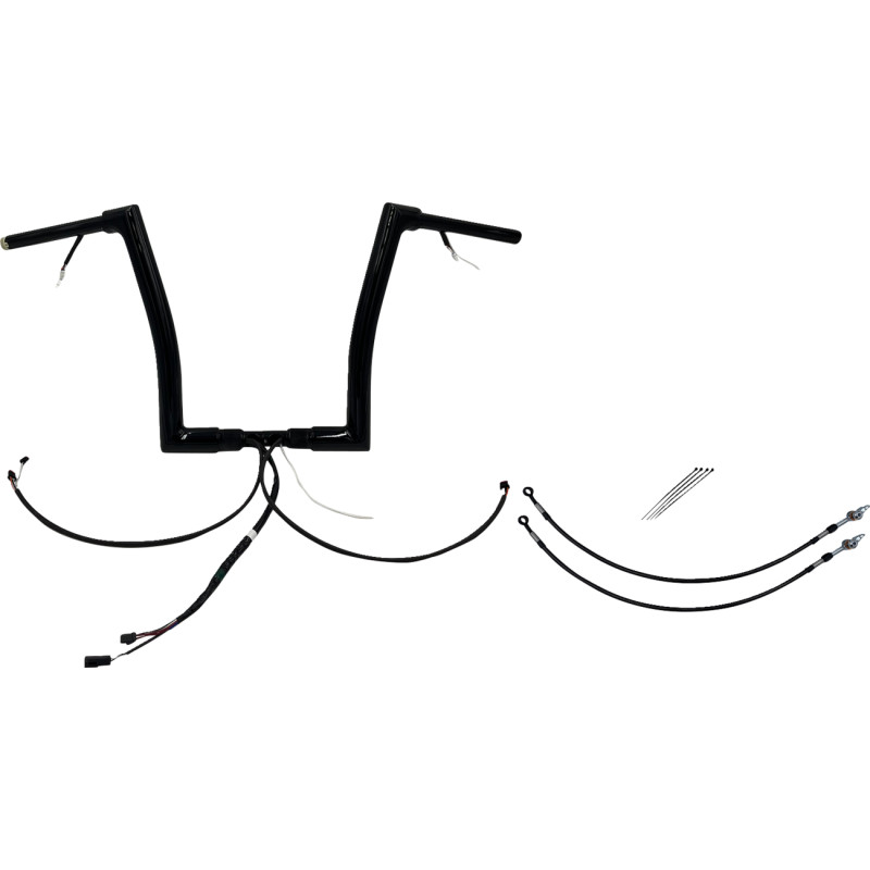 FAT BAGGERS INC. EZ Install Wired 1-1/2" Flat Top Handlebar Kit - Image 13